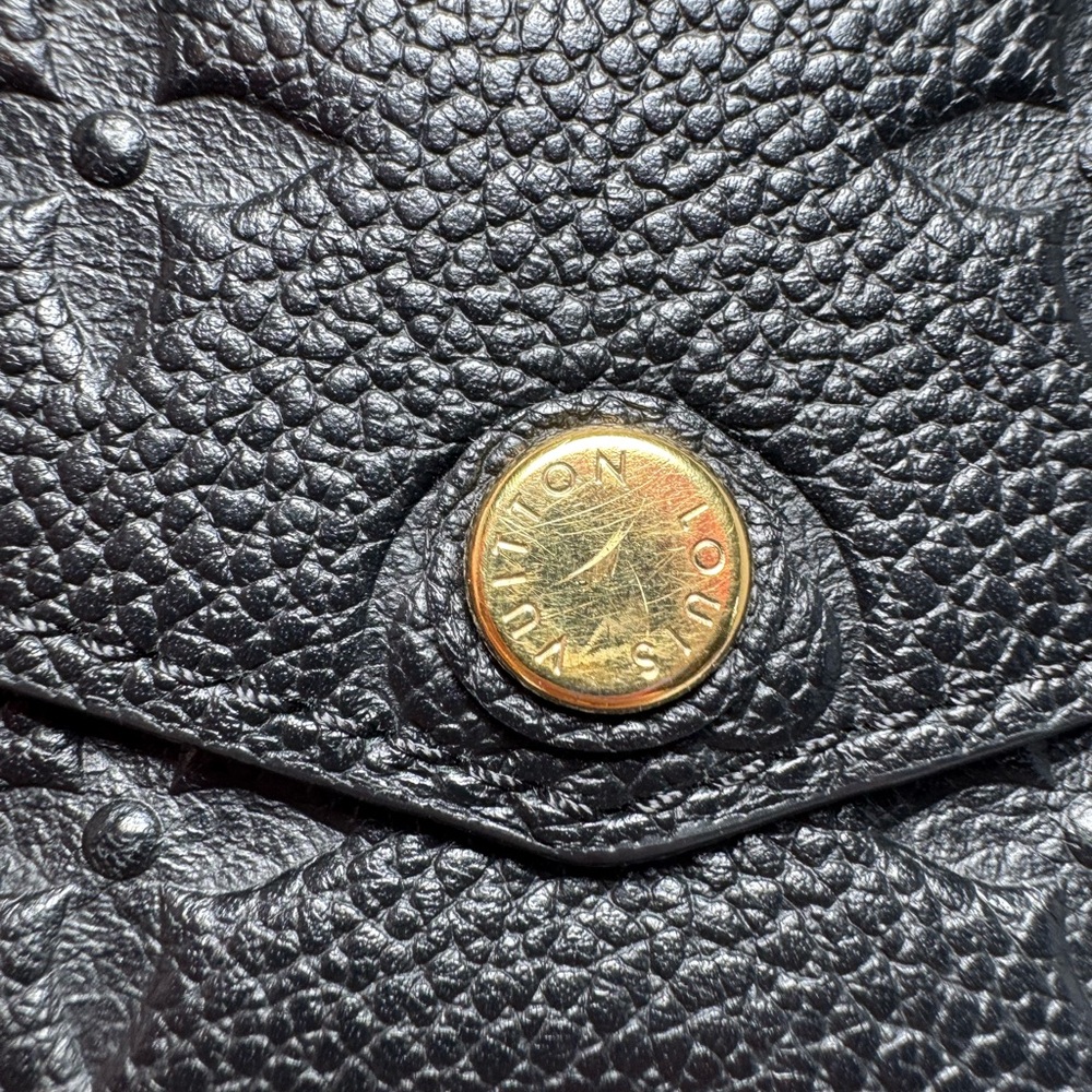SOLD Louis Vuitton Black Key Pouch Wallet Empreinte Noir Leather w/ Key Ring - Picture 13 of 13